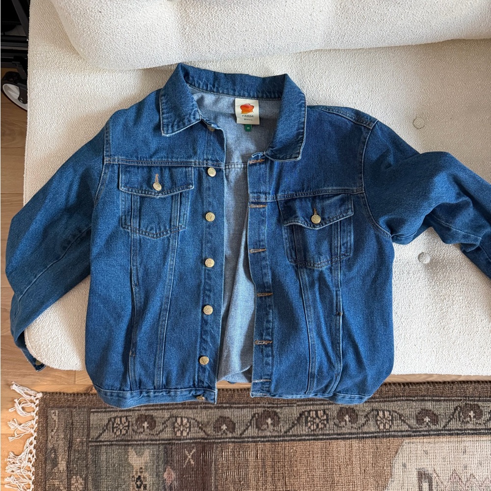 FARM Rio Multicolor Patchwork Jean Jacket - image 5